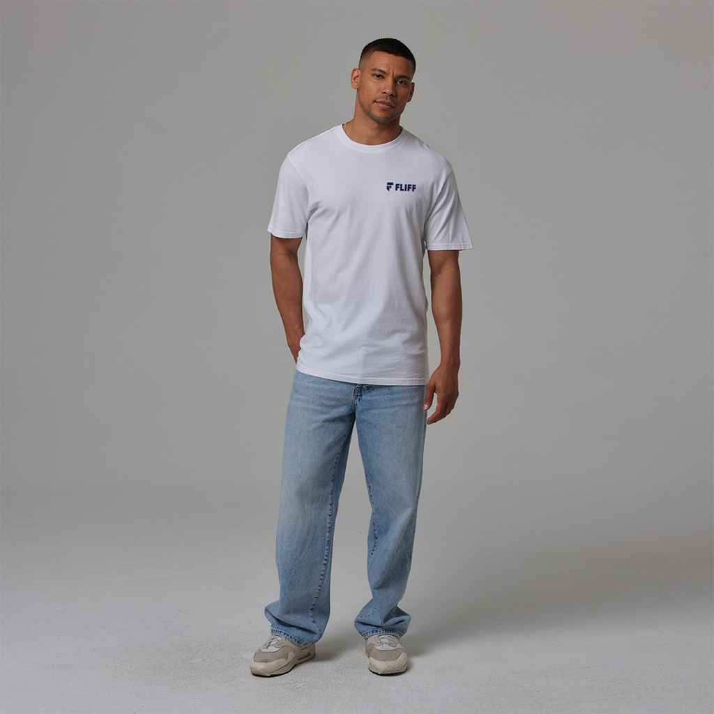 SS CREW TEE 6197 C White